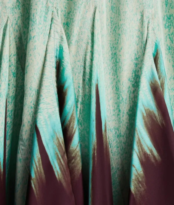 Bottega Veneta Viscose Degrade Petal Print Dress>Women Dresses