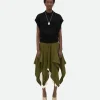 Bottega Veneta Viscose Double Layer Skirt>Women Skirts