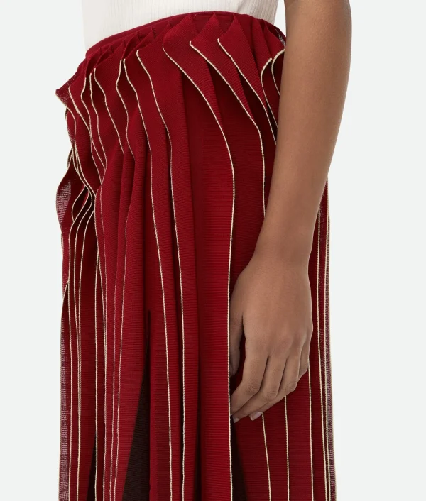 Bottega Veneta Viscose Frill Skirt>Women Skirts