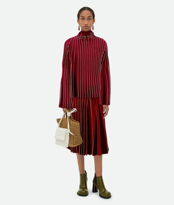 Bottega Veneta Viscose Frill Top>Women Tops And T-Shirts