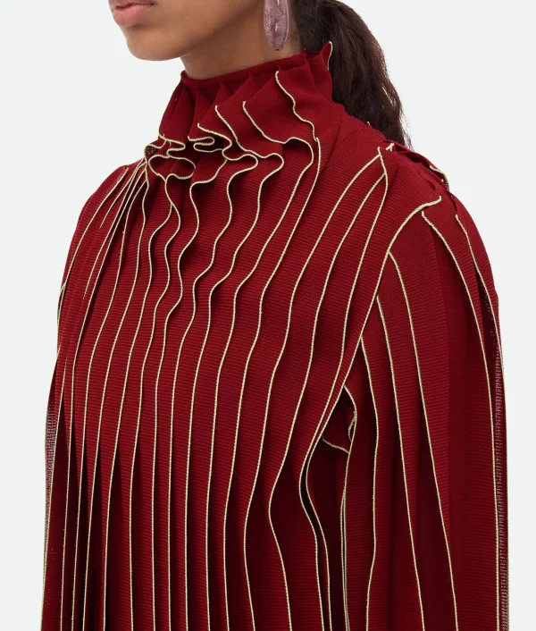 Bottega Veneta Viscose Frill Top>Women Tops And T-Shirts