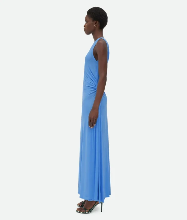 Bottega Veneta Viscose Jersey Long Dress With Knot Ring>Women Dresses
