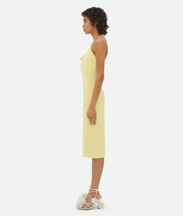 Bottega Veneta Viscose Midi Dress>Women Dresses