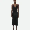 Bottega Veneta Viscose Satin Dress>Women Dresses