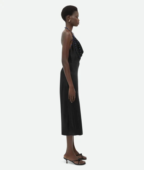 Bottega Veneta Viscose Satin Dress>Women Dresses