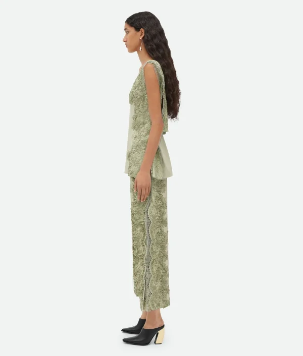 Bottega Veneta Viscose Top With Lace Embroidery>Women Tops And T-Shirts
