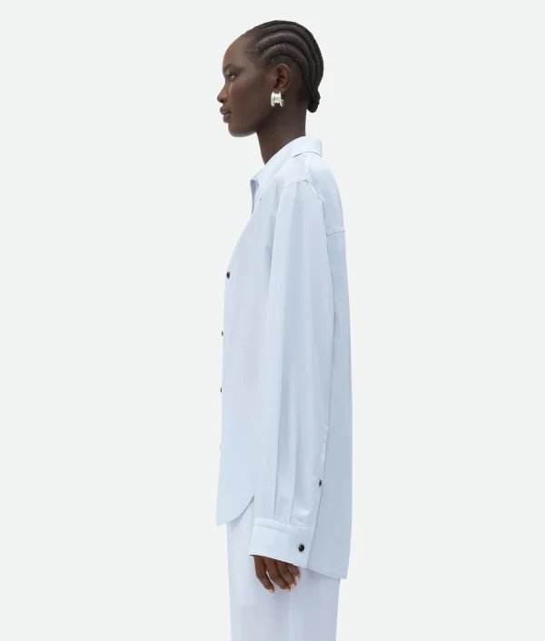 Bottega Veneta Viscose Twill Shirt>Women Shirts