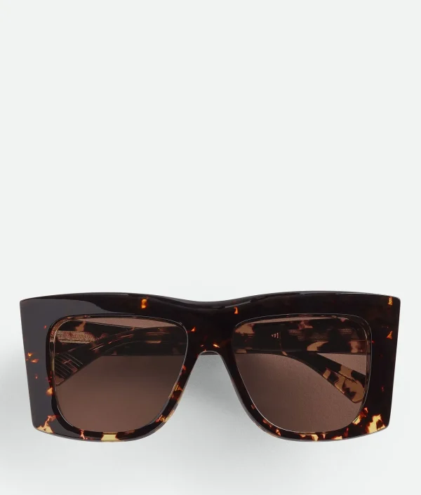 Bottega Veneta Visor Recycled Acetate Square Sunglasses>Women Sunglasses | Sunglasses