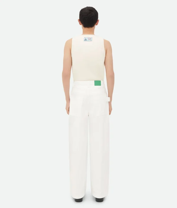Bottega Veneta Pleated Denim Trousers> Denim | Trousers And Shorts