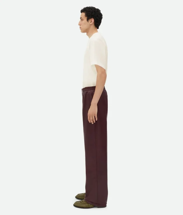 Bottega Veneta Wide Leg Leather Trousers> Leather | Trousers And Shorts