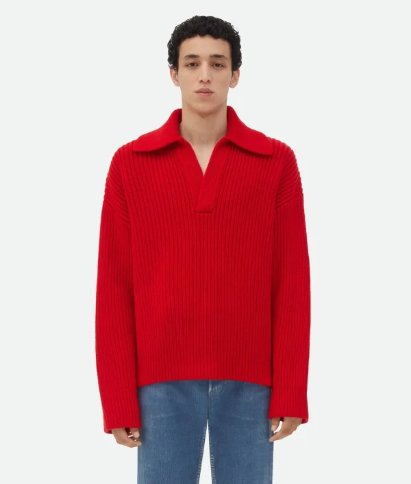 Bottega Veneta Wool And Cashmere Polo> Knitwear