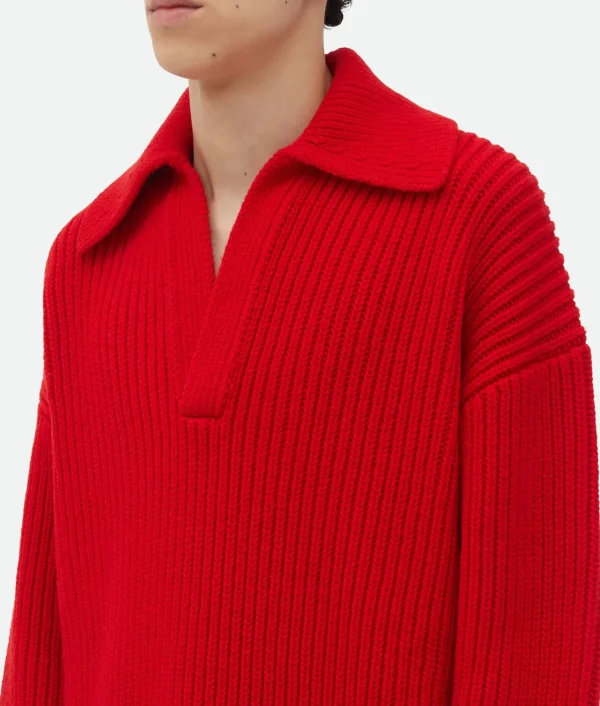 Bottega Veneta Wool And Cashmere Polo> Knitwear