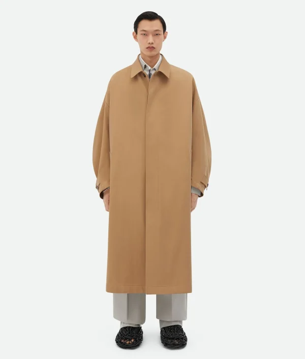Bottega Veneta Wool And Cotton Coat> Coats