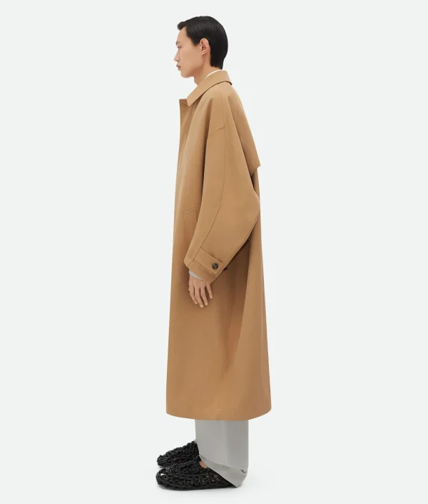 Bottega Veneta Wool And Cotton Coat> Coats