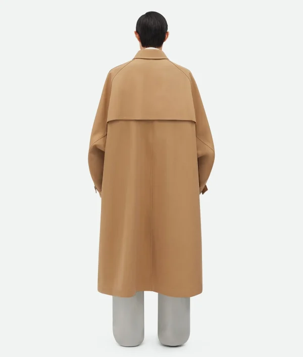 Bottega Veneta Wool And Cotton Coat> Coats