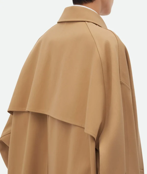 Bottega Veneta Wool And Cotton Coat> Coats