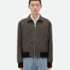 Bottega Veneta Wool And Cotton Pied De Poule Blouson> Jackets