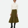 Bottega Veneta Wool Crepe Skirt>Women Skirts