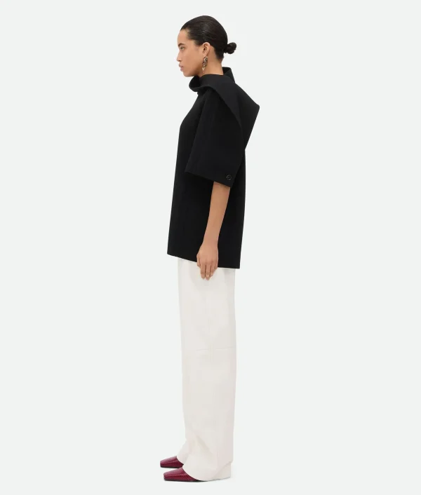 Bottega Veneta Wool Crepe Top>Women Tops And T-Shirts | Shirts