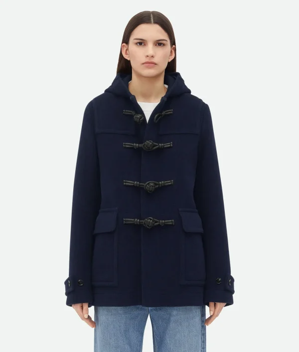 Bottega Veneta Wool Duffle Coat>Women Coats