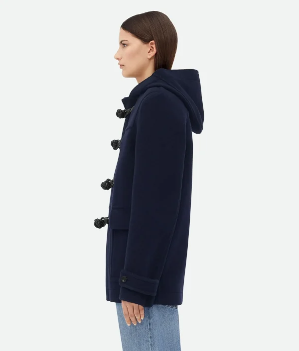 Bottega Veneta Wool Duffle Coat>Women Coats
