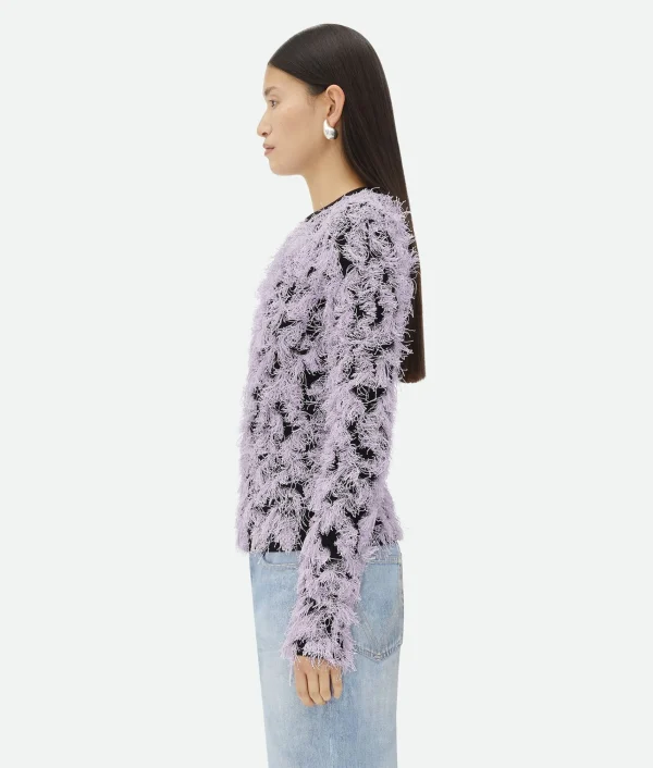 Bottega Veneta Wool Fringed Sweater>Women Knitwear