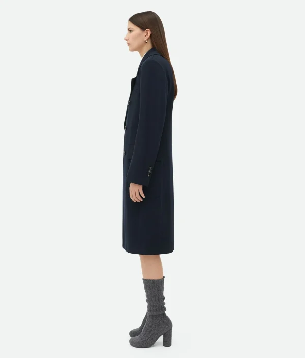 Bottega Veneta Wool Gabardine Coat>Women Coats