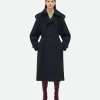 Bottega Veneta Wool Gabardine Trench Coat>Women Coats