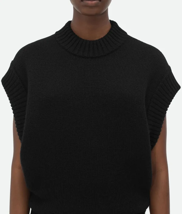 Bottega Veneta Wool Gilet>Women Knitwear