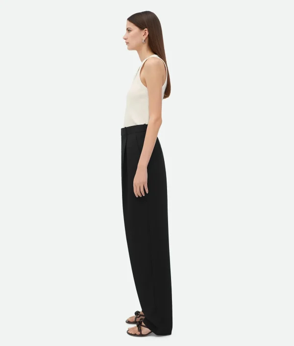 Bottega Veneta Wool Grain De Poudre Trousers>Women Trousers And Shorts