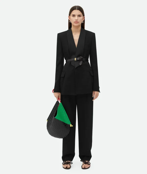 Bottega Veneta Wool Grain De Poudre Trousers>Women Trousers And Shorts