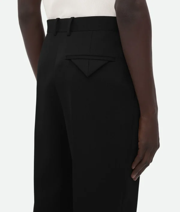 Bottega Veneta Wool Grain De Poudre Trousers> Trousers And Shorts
