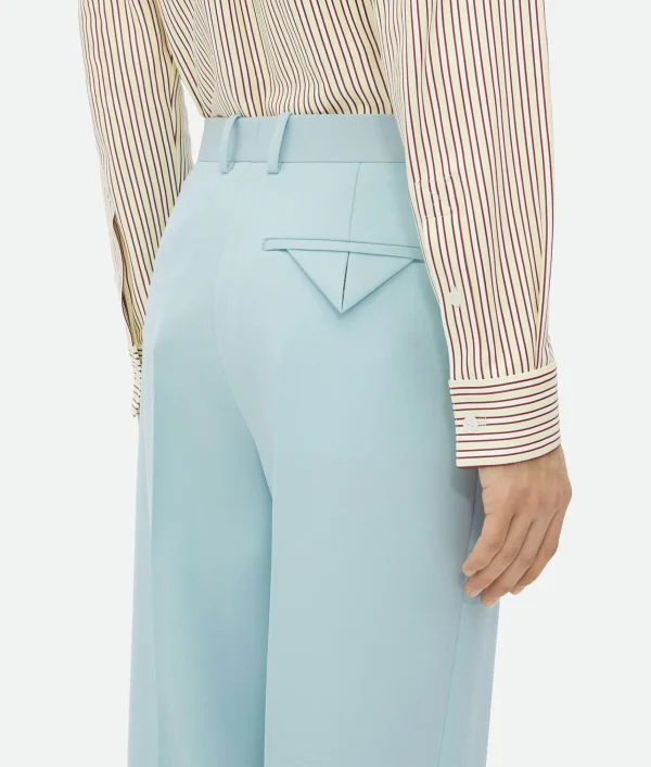 Bottega Veneta Wool Grain De Poudre Trousers> Trousers And Shorts