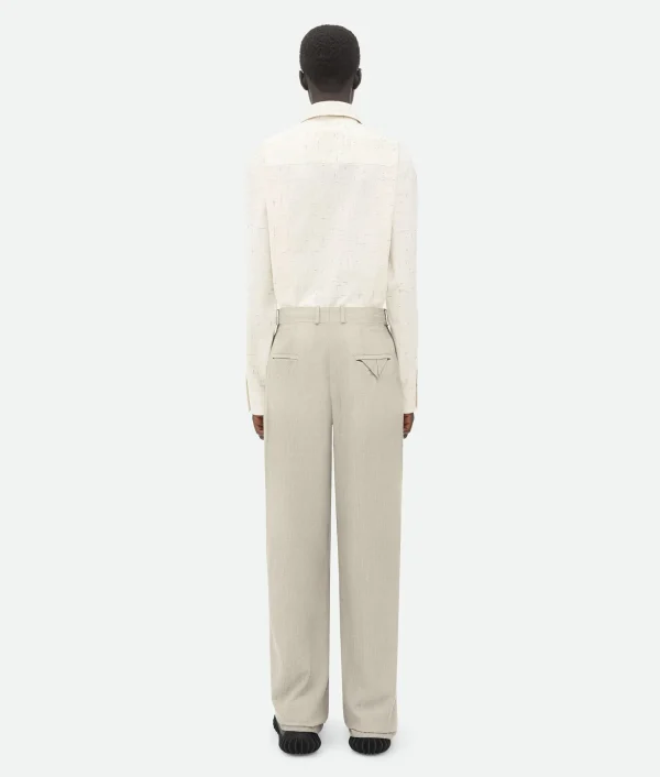 Bottega Veneta Wool Silk Mouline Trousers> Trousers And Shorts