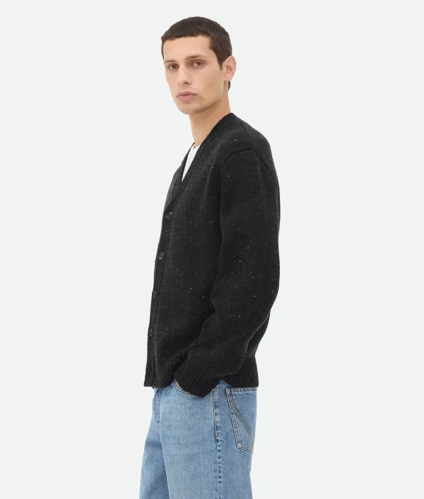Bottega Veneta Wool Tailored Cardigan> Knitwear