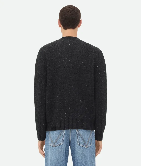 Bottega Veneta Wool Tailored Cardigan> Knitwear
