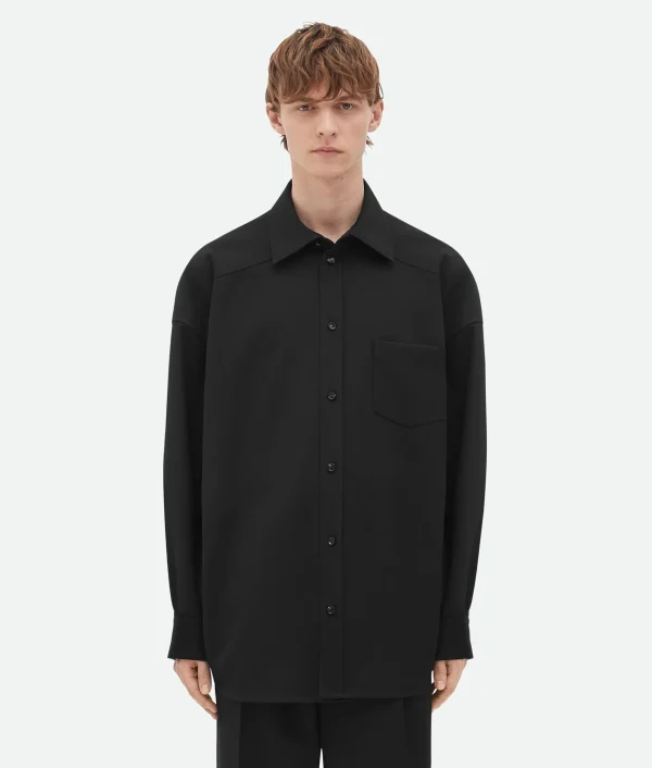 Bottega Veneta Wool Twill Shirt> Shirts