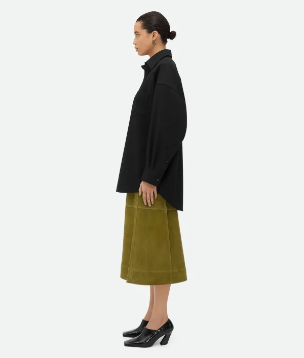 Bottega Veneta Wool Twill Shirt>Women Shirts