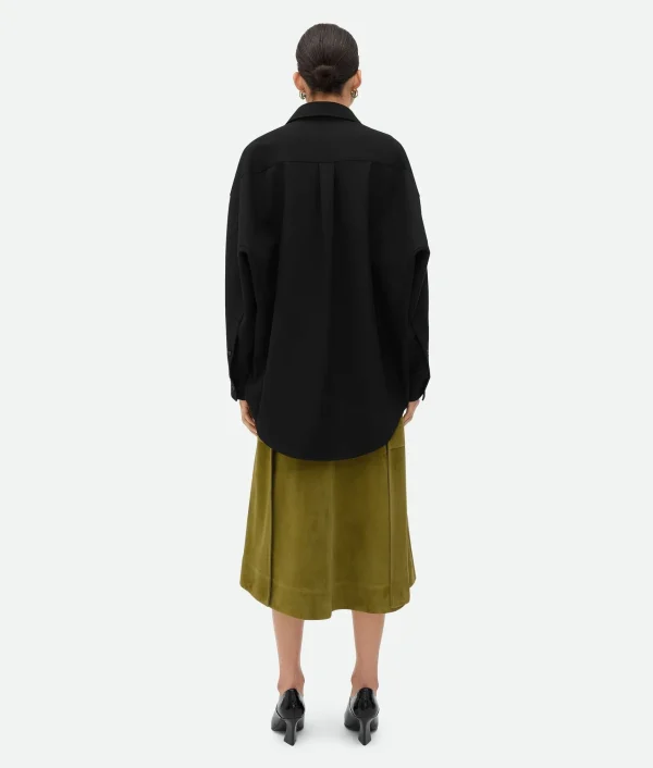 Bottega Veneta Wool Twill Shirt>Women Shirts