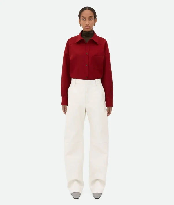 Bottega Veneta Wool Twill Shirt>Women Shirts
