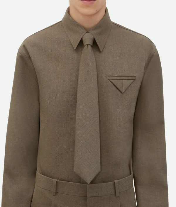 Bottega Veneta Wool Twill Tie> Scarves And Ties