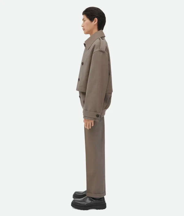 Bottega Veneta Wool Twill Trench> Coats