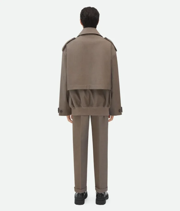Bottega Veneta Wool Twill Trench> Coats
