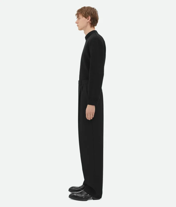 Bottega Veneta Wool Twill Trousers> Trousers And Shorts