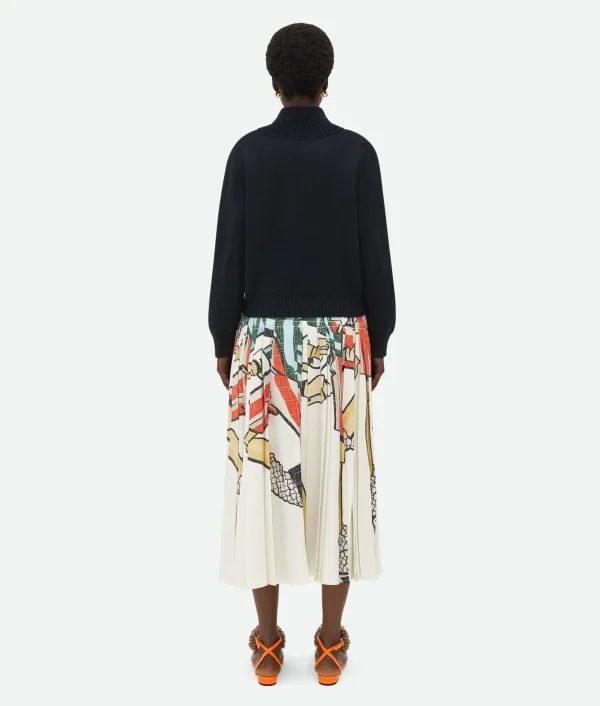 Bottega Veneta Wool Zippered Jumper>Women Knitwear